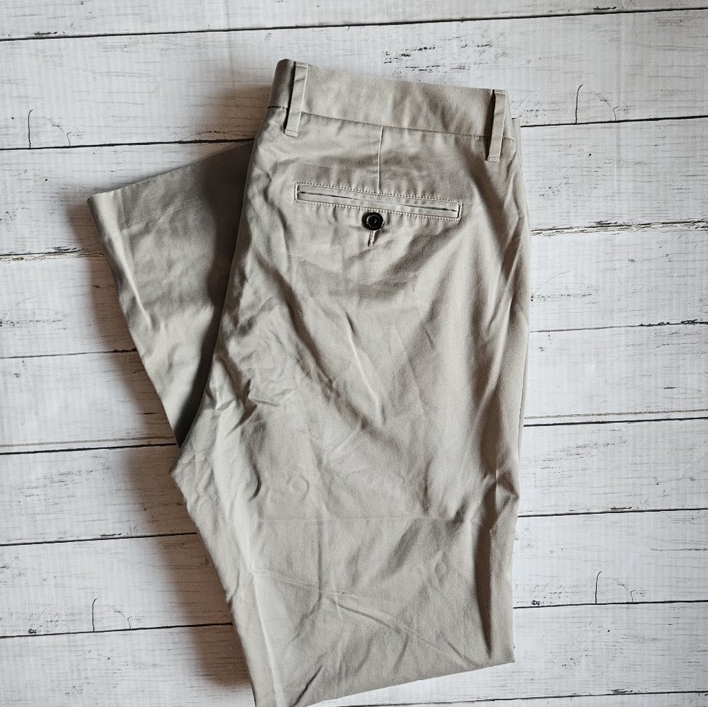 Bonobos Pants Mens 34x30 Tan‎ Wednesday Straight Leg Chino Preppy Cotton Casual